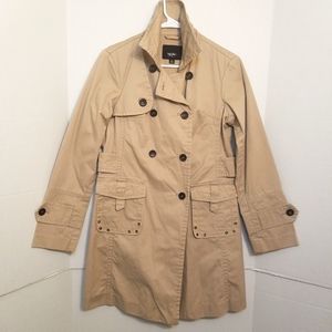 MASSIMO DOUBLE BREASTED LADIES SPRING TRENCH/RAIN COAT SIZE MEDIUM
